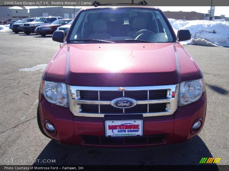 Redfire Metallic / Camel 2008 Ford Escape XLT V6