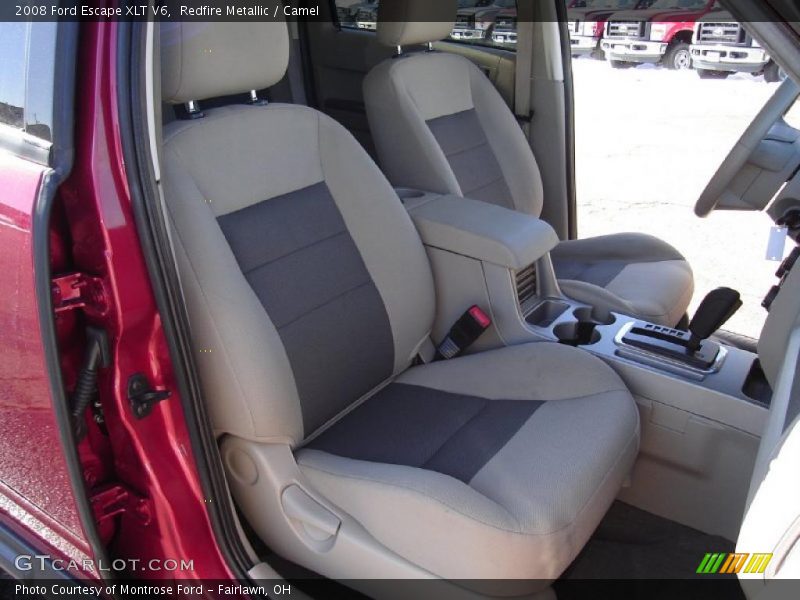 Redfire Metallic / Camel 2008 Ford Escape XLT V6