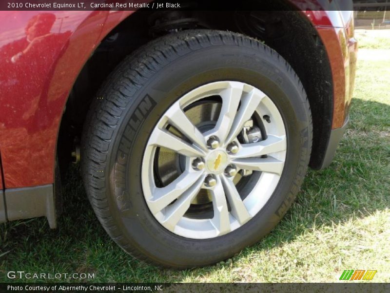 Cardinal Red Metallic / Jet Black 2010 Chevrolet Equinox LT