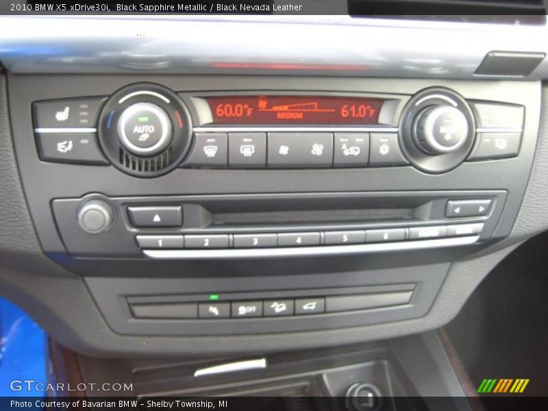 Black Sapphire Metallic / Black Nevada Leather 2010 BMW X5 xDrive30i