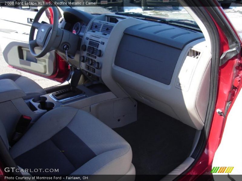 Redfire Metallic / Camel 2008 Ford Escape XLT V6