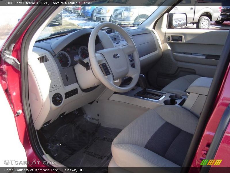 Redfire Metallic / Camel 2008 Ford Escape XLT V6