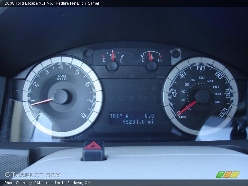 Redfire Metallic / Camel 2008 Ford Escape XLT V6