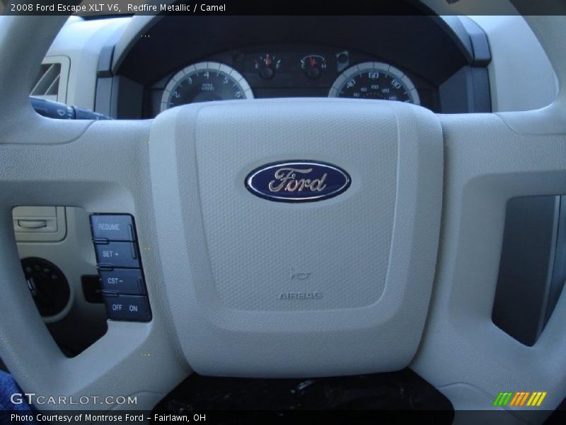 Redfire Metallic / Camel 2008 Ford Escape XLT V6