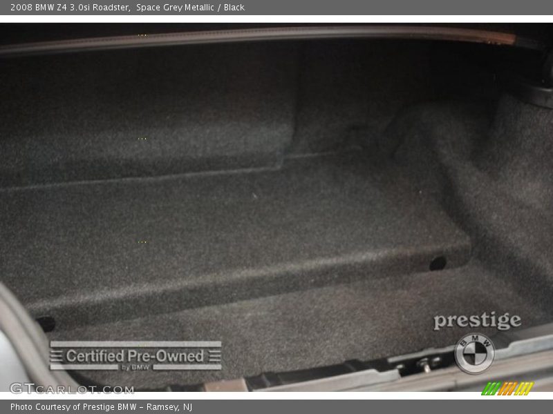 Space Grey Metallic / Black 2008 BMW Z4 3.0si Roadster