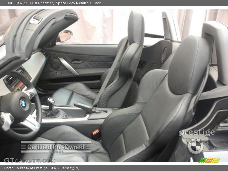 Space Grey Metallic / Black 2008 BMW Z4 3.0si Roadster