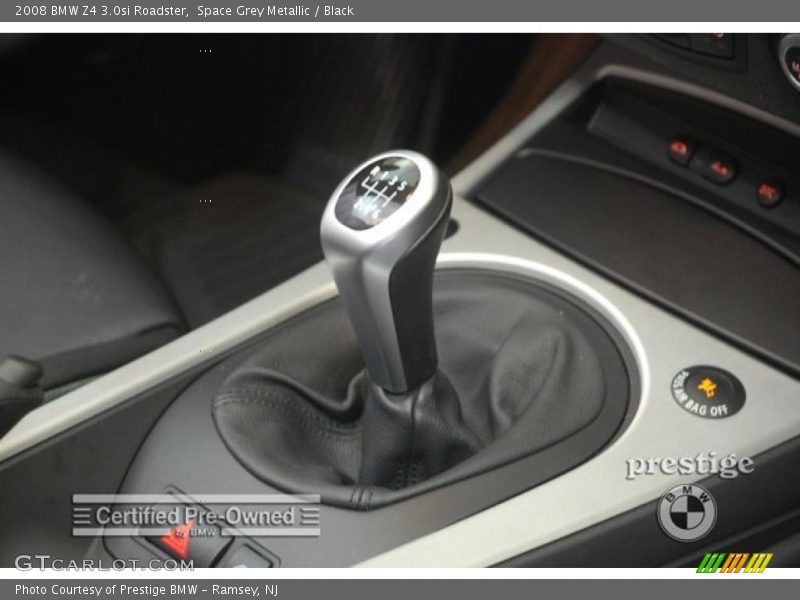 Space Grey Metallic / Black 2008 BMW Z4 3.0si Roadster
