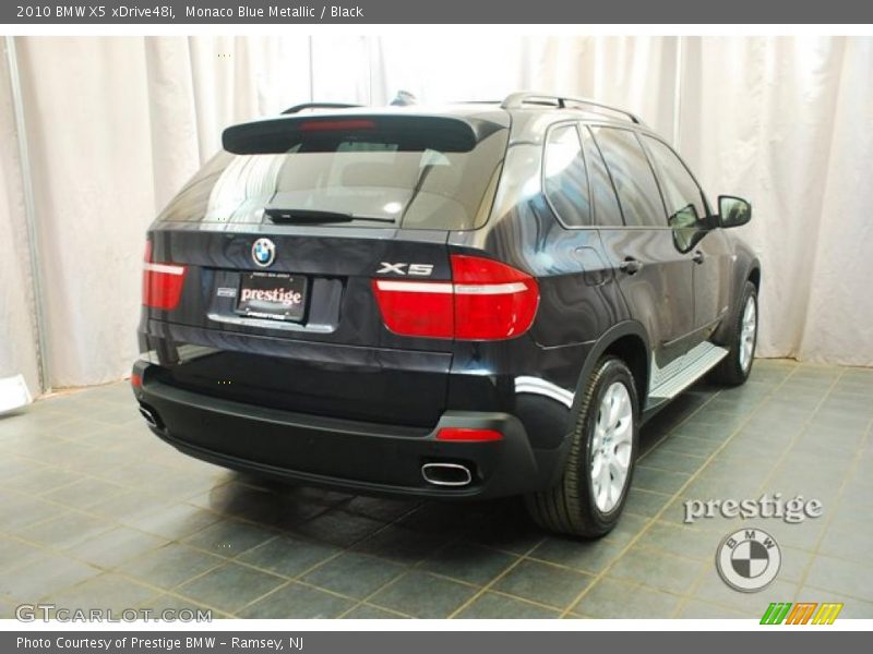 Monaco Blue Metallic / Black 2010 BMW X5 xDrive48i