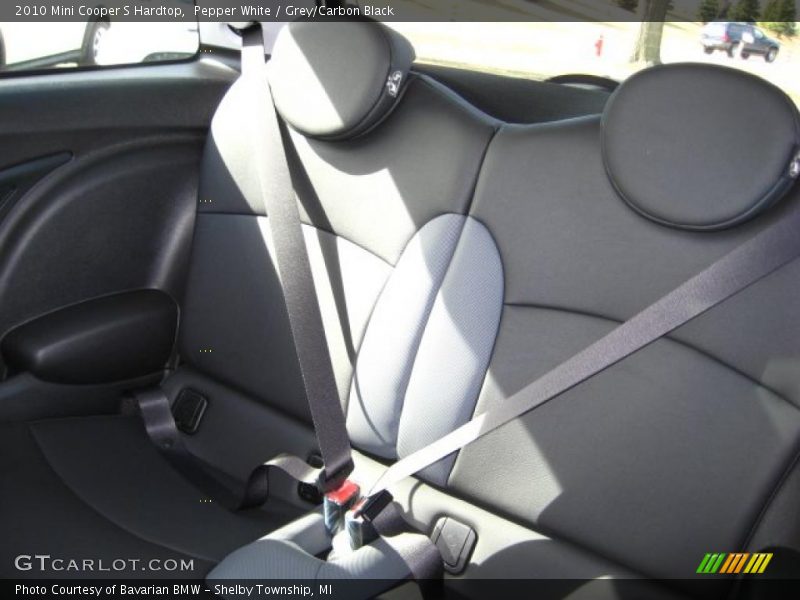 Pepper White / Grey/Carbon Black 2010 Mini Cooper S Hardtop