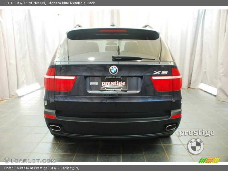 Monaco Blue Metallic / Black 2010 BMW X5 xDrive48i