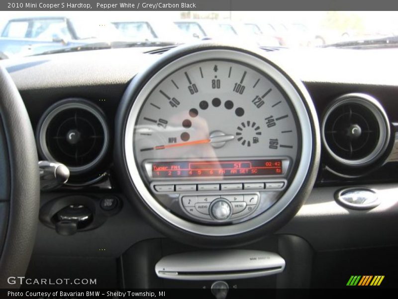 Pepper White / Grey/Carbon Black 2010 Mini Cooper S Hardtop