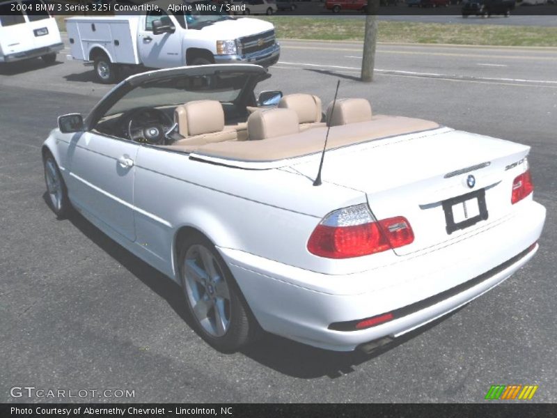 Alpine White / Sand 2004 BMW 3 Series 325i Convertible