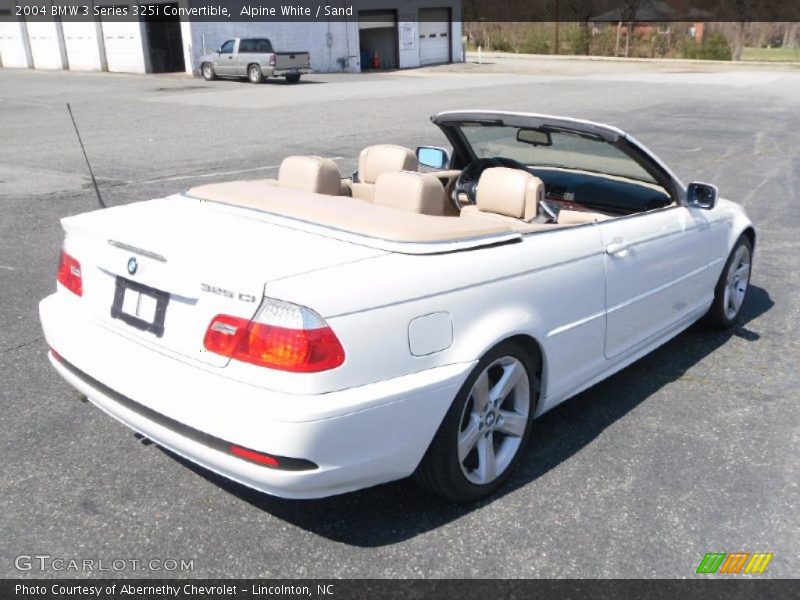 Alpine White / Sand 2004 BMW 3 Series 325i Convertible