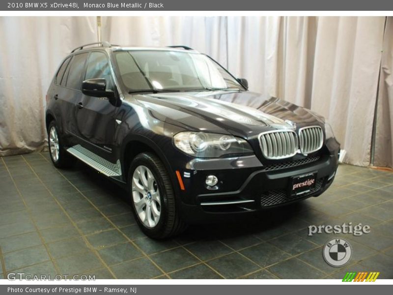 Monaco Blue Metallic / Black 2010 BMW X5 xDrive48i