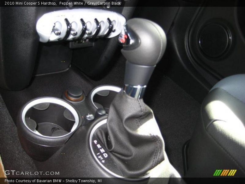Pepper White / Grey/Carbon Black 2010 Mini Cooper S Hardtop