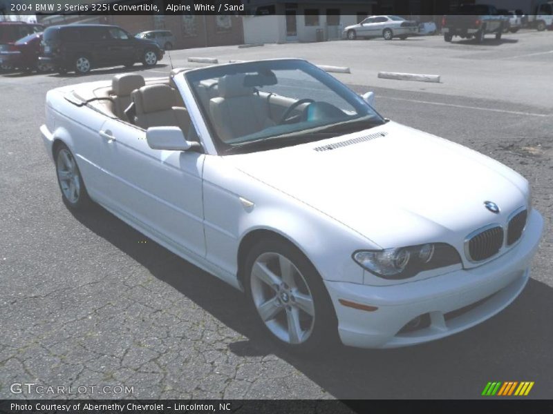 Alpine White / Sand 2004 BMW 3 Series 325i Convertible