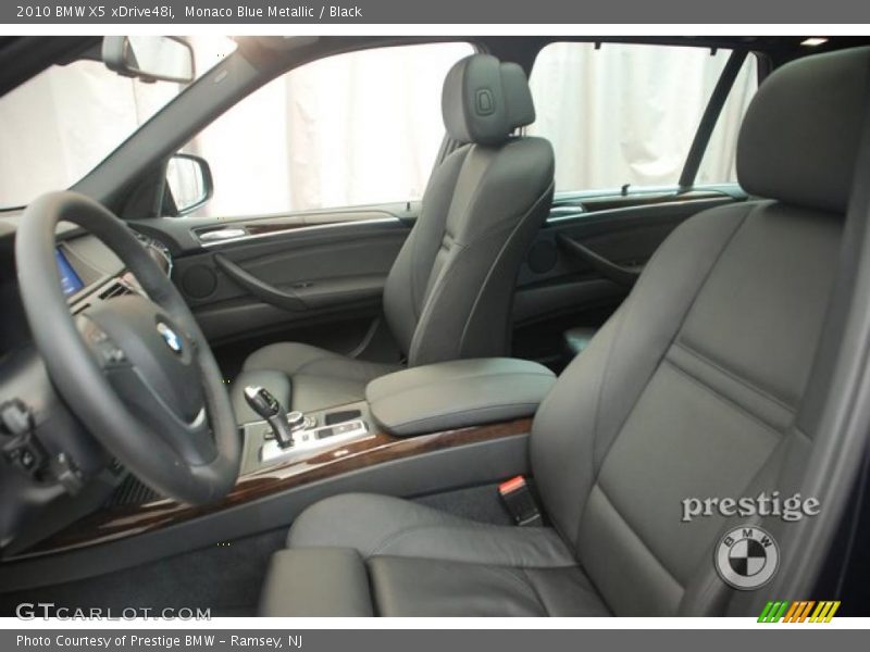 Monaco Blue Metallic / Black 2010 BMW X5 xDrive48i