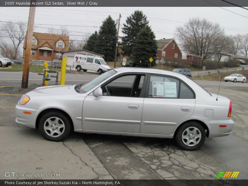 Silver Mist / Gray 2005 Hyundai Accent GLS Sedan