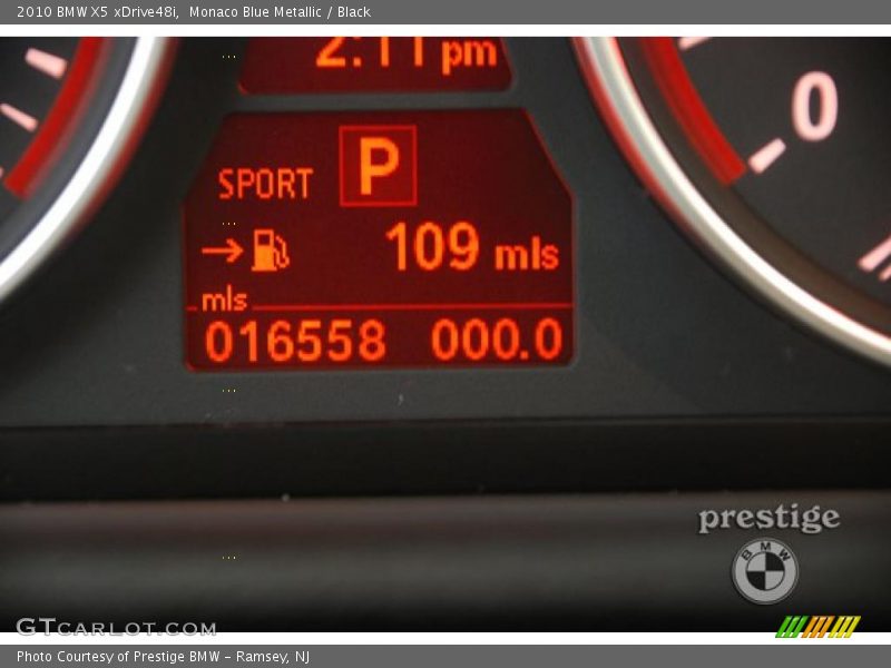 Monaco Blue Metallic / Black 2010 BMW X5 xDrive48i