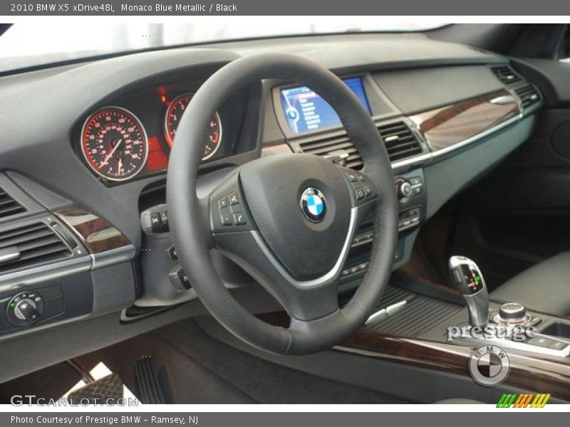 Monaco Blue Metallic / Black 2010 BMW X5 xDrive48i