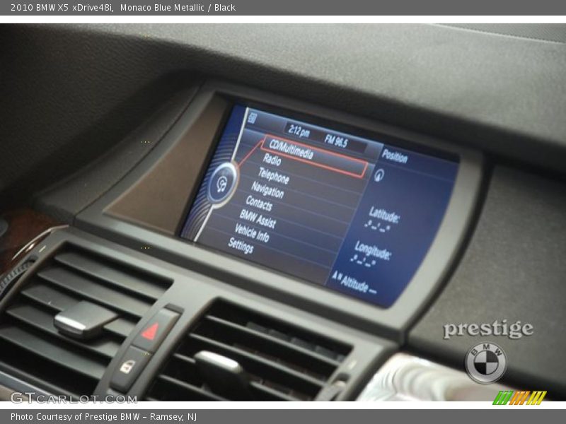 Monaco Blue Metallic / Black 2010 BMW X5 xDrive48i