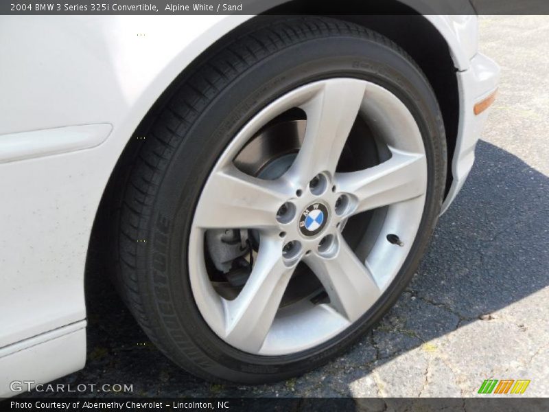 Alpine White / Sand 2004 BMW 3 Series 325i Convertible