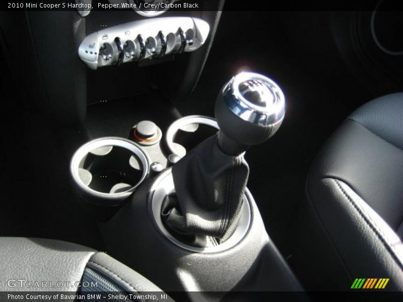 Pepper White / Grey/Carbon Black 2010 Mini Cooper S Hardtop