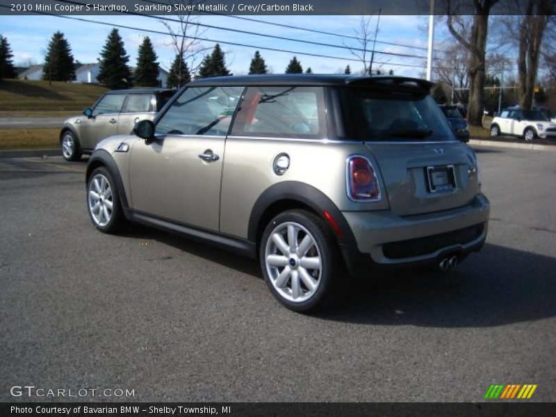 Sparkling Silver Metallic / Grey/Carbon Black 2010 Mini Cooper S Hardtop