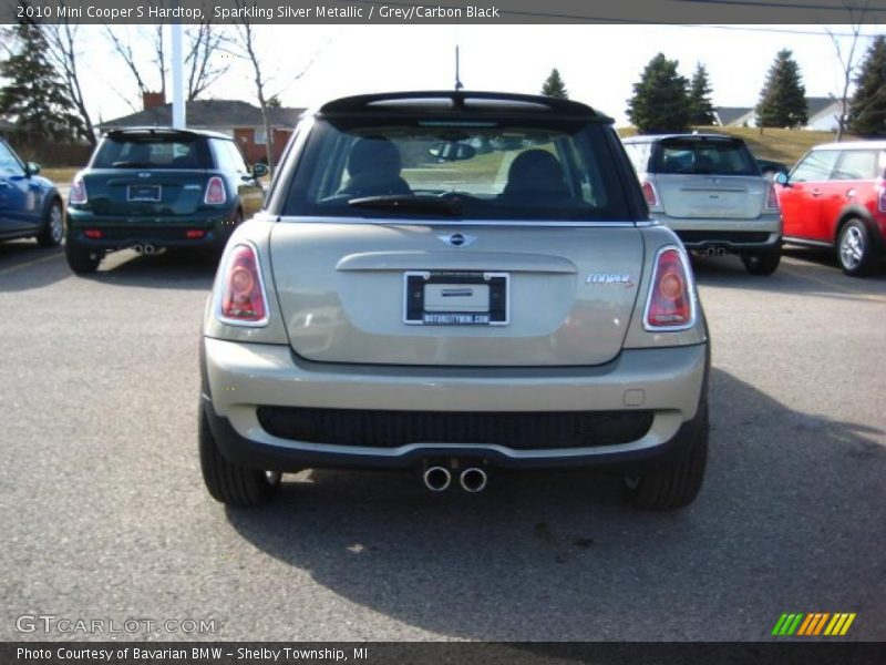 Sparkling Silver Metallic / Grey/Carbon Black 2010 Mini Cooper S Hardtop