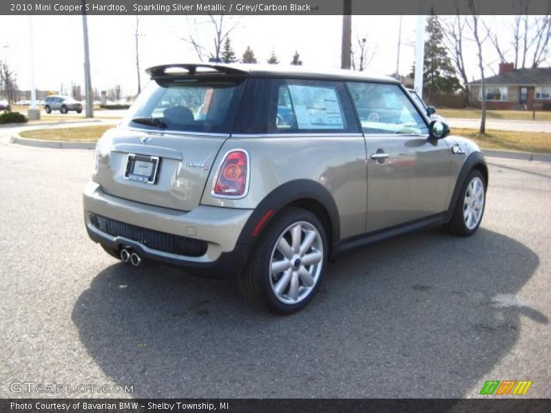 Sparkling Silver Metallic / Grey/Carbon Black 2010 Mini Cooper S Hardtop