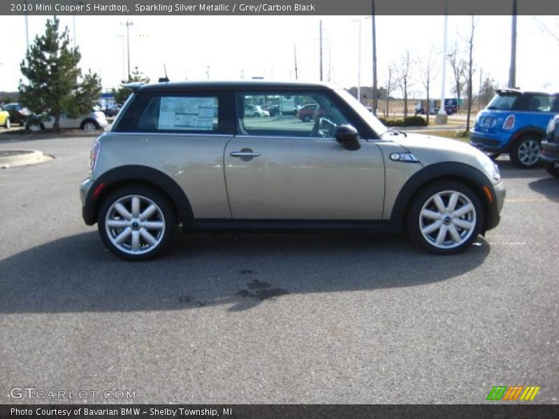 Sparkling Silver Metallic / Grey/Carbon Black 2010 Mini Cooper S Hardtop