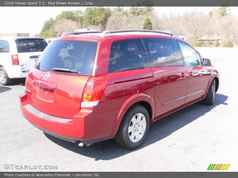 Red Brawn Metallic / Gray 2006 Nissan Quest 3.5