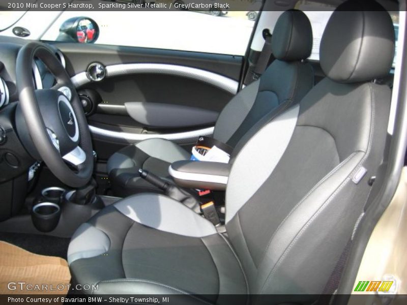 Sparkling Silver Metallic / Grey/Carbon Black 2010 Mini Cooper S Hardtop