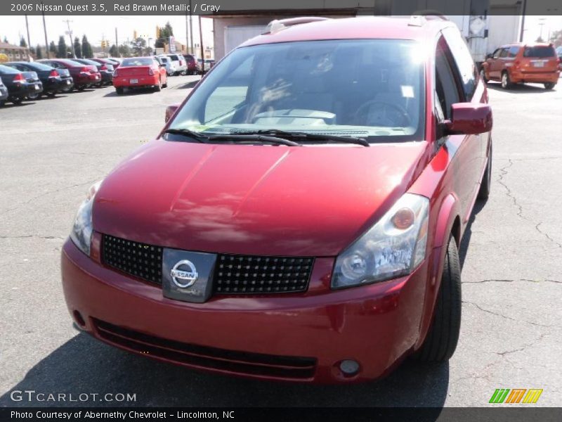 Red Brawn Metallic / Gray 2006 Nissan Quest 3.5