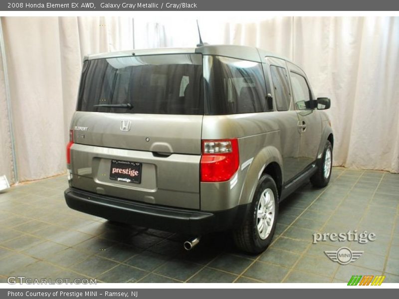 Galaxy Gray Metallic / Gray/Black 2008 Honda Element EX AWD