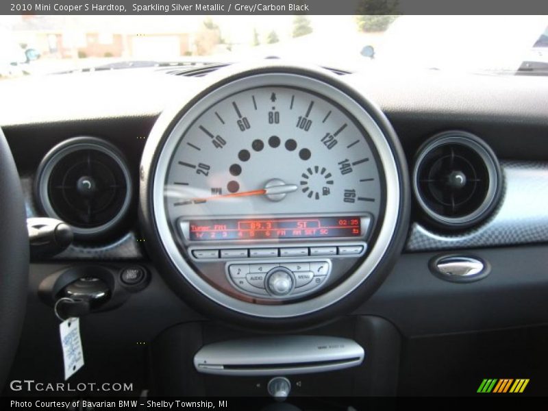 Sparkling Silver Metallic / Grey/Carbon Black 2010 Mini Cooper S Hardtop