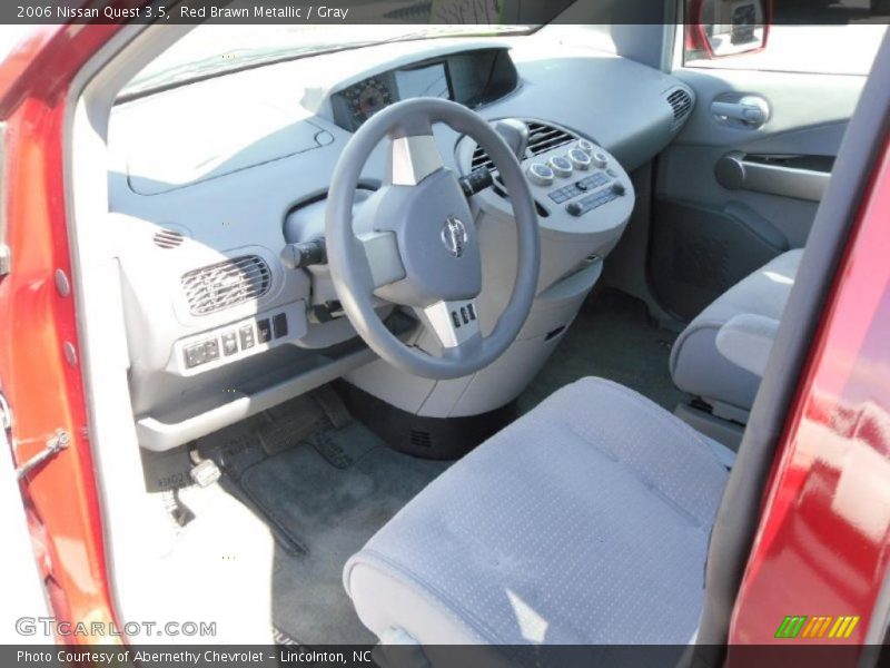 Red Brawn Metallic / Gray 2006 Nissan Quest 3.5