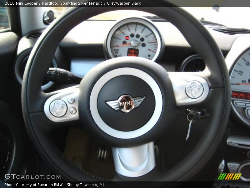 Sparkling Silver Metallic / Grey/Carbon Black 2010 Mini Cooper S Hardtop