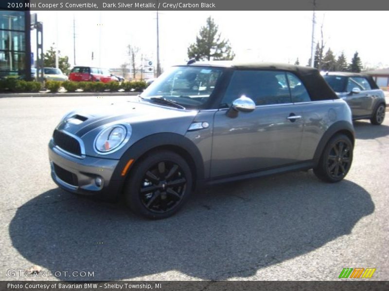 Dark Silver Metallic / Grey/Carbon Black 2010 Mini Cooper S Convertible