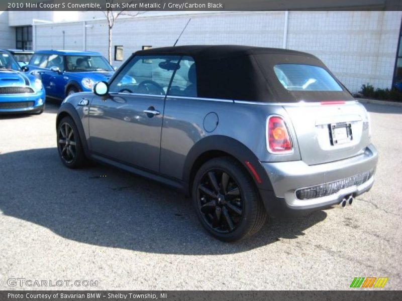 Dark Silver Metallic / Grey/Carbon Black 2010 Mini Cooper S Convertible