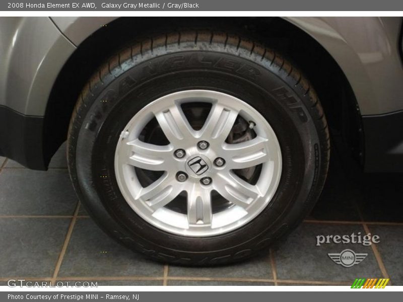 Galaxy Gray Metallic / Gray/Black 2008 Honda Element EX AWD