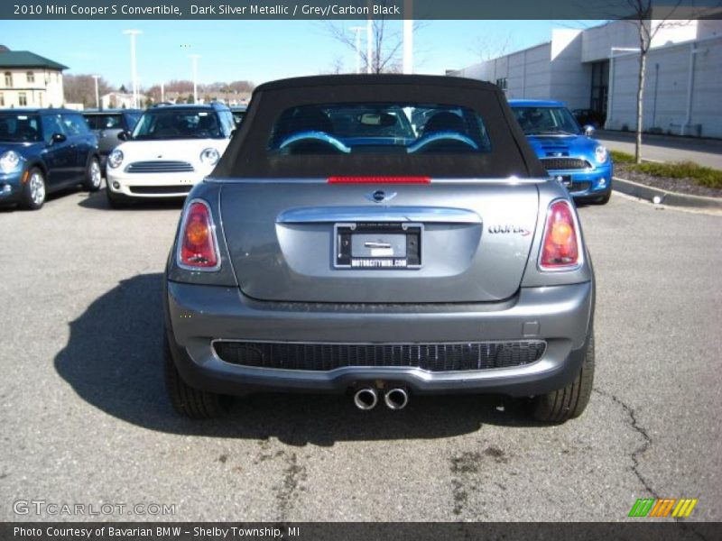 Dark Silver Metallic / Grey/Carbon Black 2010 Mini Cooper S Convertible