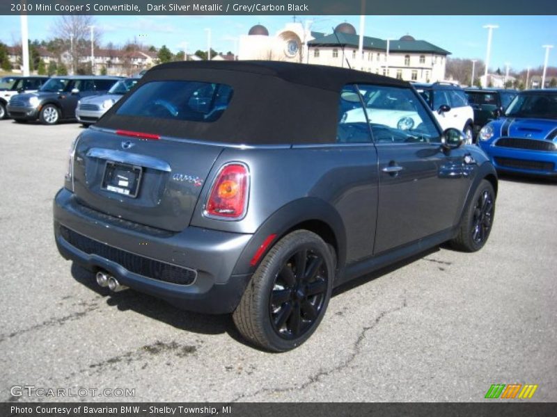 Dark Silver Metallic / Grey/Carbon Black 2010 Mini Cooper S Convertible