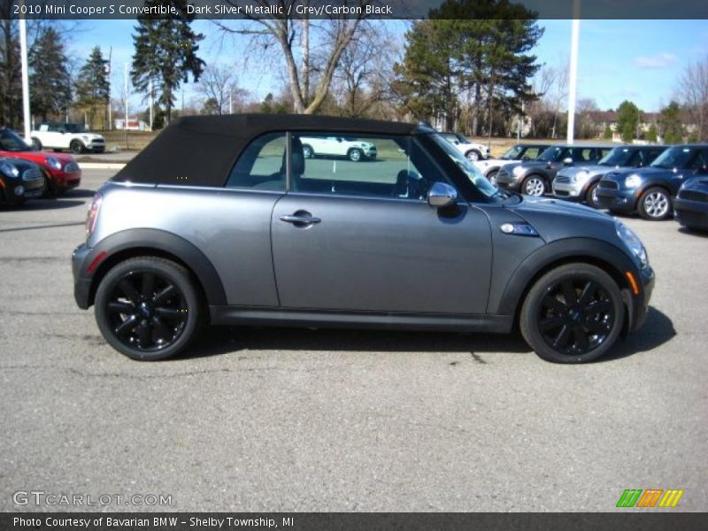 Dark Silver Metallic / Grey/Carbon Black 2010 Mini Cooper S Convertible