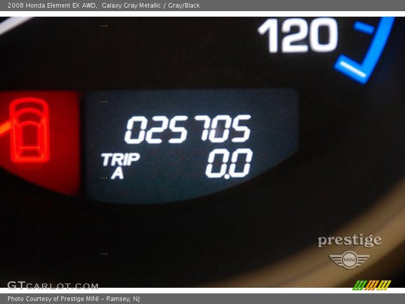 Galaxy Gray Metallic / Gray/Black 2008 Honda Element EX AWD