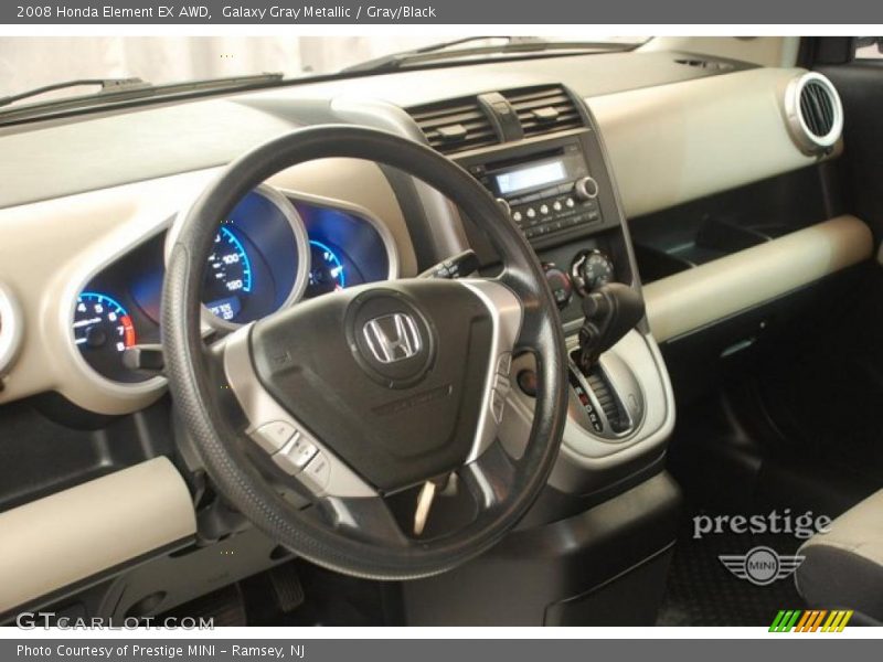 Galaxy Gray Metallic / Gray/Black 2008 Honda Element EX AWD