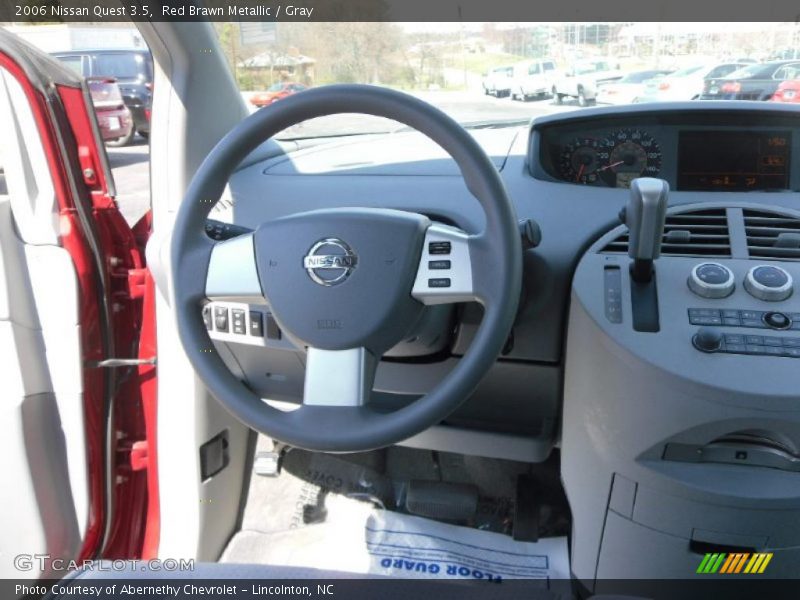 Red Brawn Metallic / Gray 2006 Nissan Quest 3.5