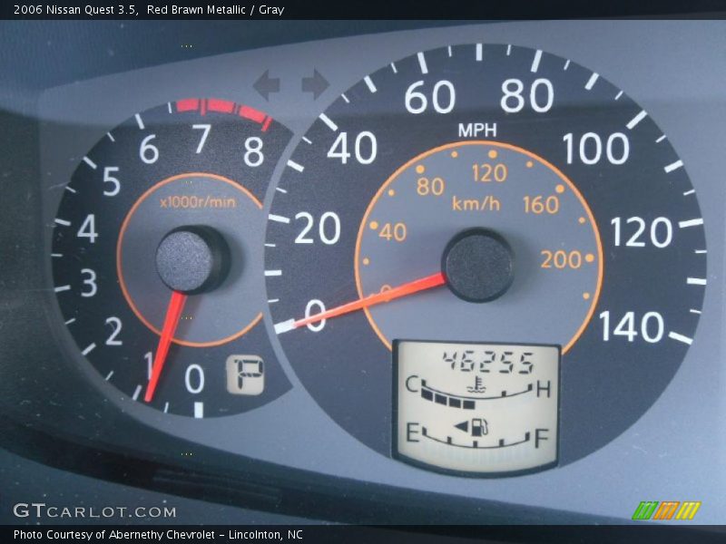 Red Brawn Metallic / Gray 2006 Nissan Quest 3.5