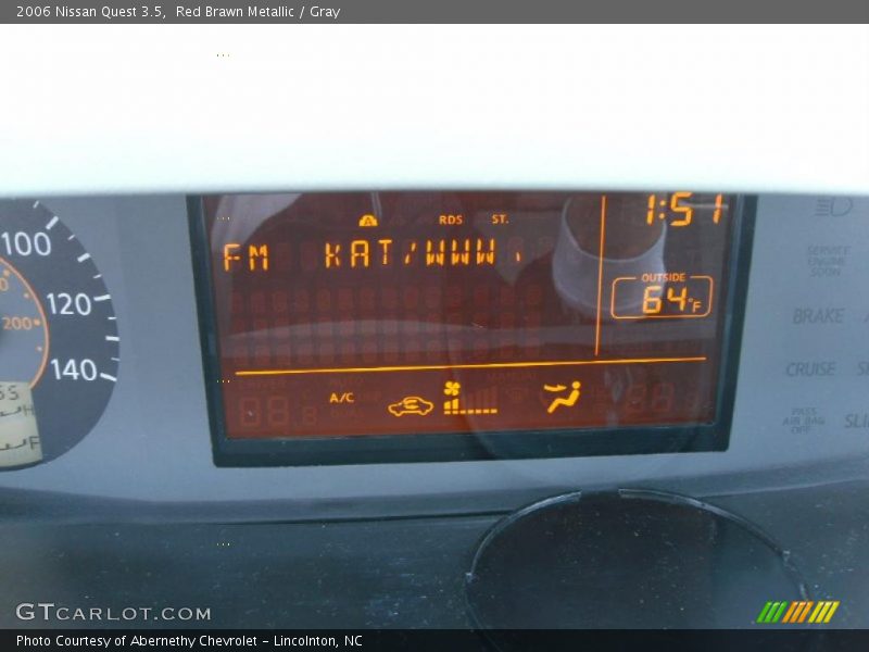 Red Brawn Metallic / Gray 2006 Nissan Quest 3.5