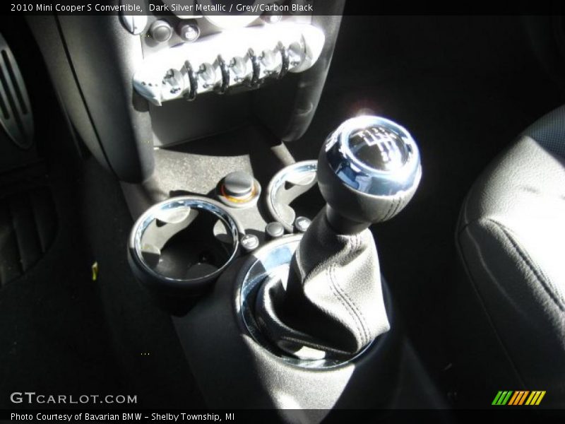 Dark Silver Metallic / Grey/Carbon Black 2010 Mini Cooper S Convertible